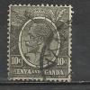 KENYA  AND UGANDA 1922 - GEORGE V 10 - USED OBLITERE GESTEMPELT - Kenya & Ouganda