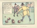 REPRODUCTION DE C. CROMBIF ILLUSTRANT AVEC HUMOUR LA REGLE 8 DU GOLF édité Lors Du Tournoi Des Bulles Perrier - Andere & Zonder Classificatie