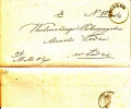 Poland Prephilatelic Cover/full Letter OZORKOW In Black To LODZ 1865 - ...-1860 Prephilately