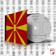MACEDONIA STAMP ALBUM PAGES 1992-2011 (112 Pages) - English