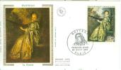 FRANCE ENV FDC 1° JOUR WATTEAU LA FINETTE 1973 - Impressionisme