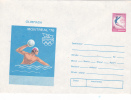 OLYMPIC GAMES MONTREAL 1976 - WATER-POLO - COVERS STATIONERY,ENTIER POSTAL UNUSED ROMANIA. - Wasserball