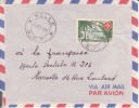 KELLE - CONGO - 1957 - Afrique,colonies Francaises,avion,lettre,m Arcophilie - Storia Postale