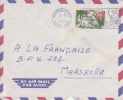 BRAZZAVILLE R.P. - MOYEN CONGO - 1957 - Afrique,colonies Francaises,avion,lettre,f Lamme,marcophilie - Storia Postale