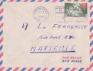 BRAZZAVILLE R.P. - MOYEN CONGO - 1957 - Afrique,colonies Francaises,avion,lettre,f Lamme,marcophilie - Lettres & Documents