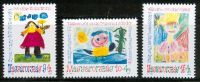 HUNGARY - 1992. Children's Drawings MNH! Mi 4197-4199 - Unused Stamps