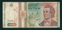 N.  1 Banconota  Da 1000  LEVI -   ROMANIA   -  Anno 1999. - Rumania