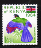 Kenya 1964 Touraco Bird Flag MNH - Kenia (1963-...)