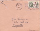 BRAZZAVILLE - R.P. - CONGO - 1957 - Afrique,colonies Francaises,avion,lettre,f Lamme,marcophilie - Briefe U. Dokumente