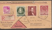 Allemagne Berlin Lettre Avec N° YT 55+60+62° ERP Idée Européenne Lortzing Cloche Rare !!!! - Briefe U. Dokumente