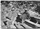 CPSM 63 ISSOIRE VUE AERIENNE SUR L EGLISE 1956 - Issoire