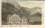 SCHWEIZ - SWITZERLAND - APPENZELLER - MEGLIS ALP. - GASTHAUS  MEGLISALP. - O 1899 - Appenzell