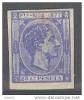 PR16S-L1024TAN.Rey Alfonso Xll.PUERTO RICO. Español.1877.(Ed16s *)con Charnela.Borde De Hoja.CV 110 EUROS - Unused Stamps