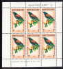 New Zealand Scott #B64a MH Miniature Sheet Of 6 Health Stamps - Tieke (Saddleback) - Nuovi