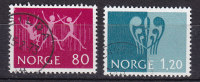 Norway 1972 Mi. 645-46 Jugend-Briefmarkenausstellung INTERJUNEX '72 Kristiansand Complete Set !! - Usados