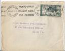 Monaco Lettre Vers Paris De 04/07/1950      N°351 CAT YT - Poststempel