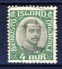 ##D1724. Iceland 1920. Official. Michel 34. Cancelled(o). - Gebruikt