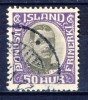 ##D1728. Iceland 1920. Official. Michel 39. Cancelled(o) - Used Stamps