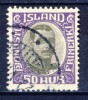 ##D1728. Iceland 1920. Official. Michel 39. Cancelled(o) - Usados