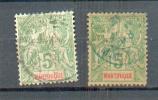 MART 315 - YT 44 Obli X 2 - Used Stamps