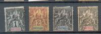 MART 316 - YT 31-32-35-38 Obli - Used Stamps