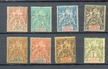 BEN 59 - YT 21-23-25-27-28-29-31-32 * Traces De Charnières Importantes Sur Plusieurs Timbres - Unused Stamps