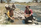 CPSM 10X15 .  ETATS UNIS . PANNING GOLD . Chercheurs D' Or Tamisant La Rivière . Photo Merle PORTER - Sonstige & Ohne Zuordnung