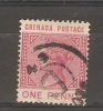 GRENADA - 1883 VICTORIA 1d CARMINE USED   SG 31 - Grenada (...-1974)