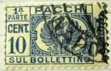 Italy 1927 Parcel Post 10l - Used - Postal Parcels