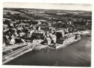 Carteret  (50) : Vue Aérienne Générale Au Niveau Des Bâtiments Du Port En 1950 (animé) PHOTO VERITABLE. - Carteret