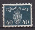Q8122 - NORWAY NORVEGE Service N°30 - Oficiales