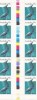 Australia-1982 Whales 55c Blue  Gutter Strip   MNH - Blocks & Sheetlets