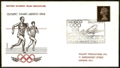 GREAT BRITAIN LONDON AIRPORT 1968 - OLYMPIC GAMES MEXICO 1968 - BRITISH OLYMPIC TEAM DEPARTURE - Verano 1968: México