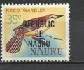 NAURU 1968 - BIRD 35 OVERPRINTED - MH  LIGHTLY MINT HINGED - Nauru