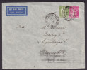 France Airmail Par Avion LA ROCHELLE 1938 To Denmark Shipsmail From M/S Boringia Peace Stamps - 1927-1959 Lettres & Documents