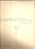 PARTITION DE SANDRO FUGA: CAPRICCIO - PER PIANO FORTE - D-F