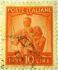 Italy 1945 Work Justice And Family 10l - Used - Afgestempeld