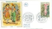 FRANCE ENV FDC 1° JOUR INCROYABLES ET MERCEILLEUSES 1972 - Napoleon