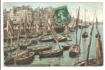 76 -  LE HAVRE -   Barques De Pêche Le Long Du Grand Quai - Couleur - - Stazioni