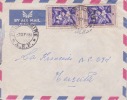 POINTE NOIRE - CONGO - 1957 - Afrique,colonies Francaises,avion,lettre,m Arcophilie - Storia Postale