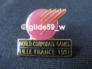 Pin's World Corporate Games - LILLE France 1991 - Informatique