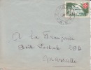 ZANAGA ( Petit Bureau ) CONGO - 1957 - Afrique,colonies Francaises,avion,lettre,m Arcophilie,rare - Brieven En Documenten