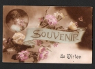 Souvenir De Virton. Femme Dans Médaillon Et Fleurs. Photo P.F.G. - Virton