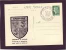 N° 1611 - 0,30F Marianne De CHEFFER -4° Congrès Régional PEAGE DE ROUSSILLON - - Cartes Postales Repiquages (avant 1995)