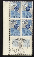 N° 1521 "Europa" Bloc De Quatre, Oblitération 1er Jour PARIS. - 1960-1969