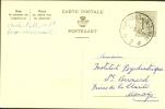 Carte Postale 1,20fr  De Montignies Sur Sambre Vers Manage En 1957 - Cartes Postales 1951-..