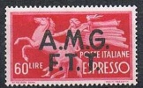 Trieste A, AMG-FTT, Eilmarke 60 Lire, MiNr. 27 Ungebraucht (a110507) - Poste Exprèsse