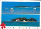 Carte Postale De L'ile Maurice (l'île Aux 2 Cocos, Le Mouchoir Rouge) Vers Manage En 2009 - Mauricio