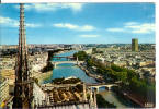 PARIS - Panorama Sur La Seine Depuis La Flèche De Notre-Dame - La Seine Et Ses Bords
