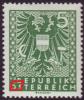 Österreich 1945, ANK 716- Plattenfehler Farbklecks Statt Rechtem Ö- Punkt - Variétés & Curiosités